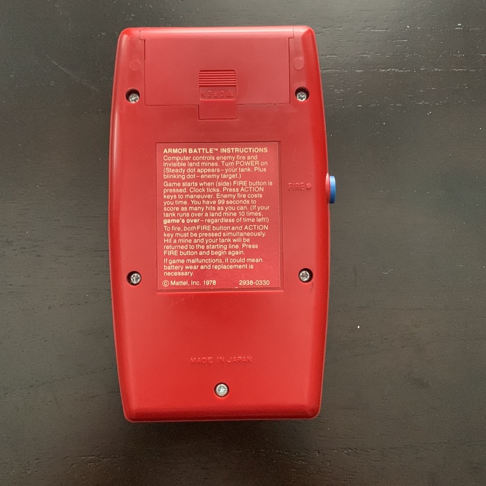 Vintage Mattel Electronics Handheld Armor Battle -1978 - Picture 2 of 3